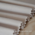 Fireproof Cotton Acrylic Blend White Knitted Fabric